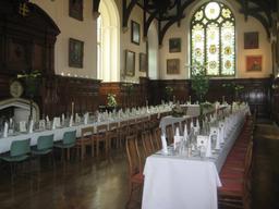 The dining hall at University College.